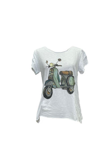 T-SHIRT VESPA PATCHWORK