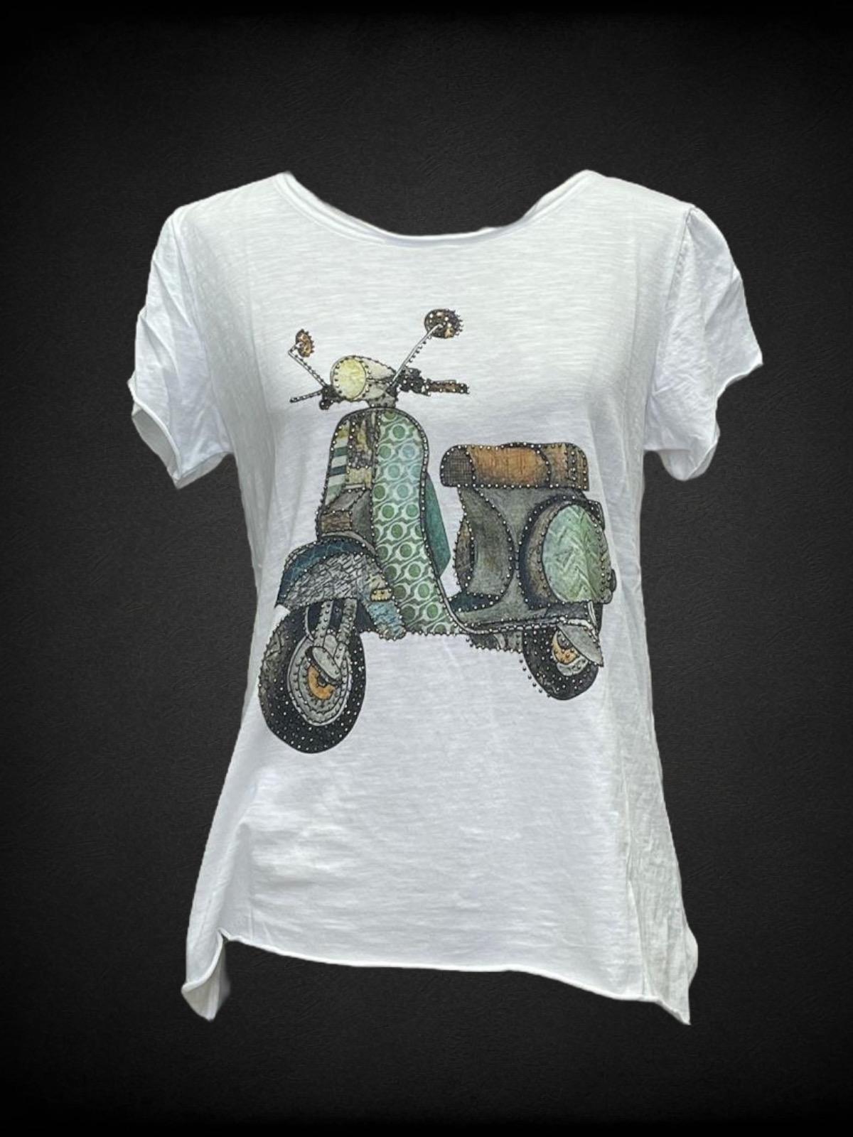 T-SHIRT VESPA PATCHWORK